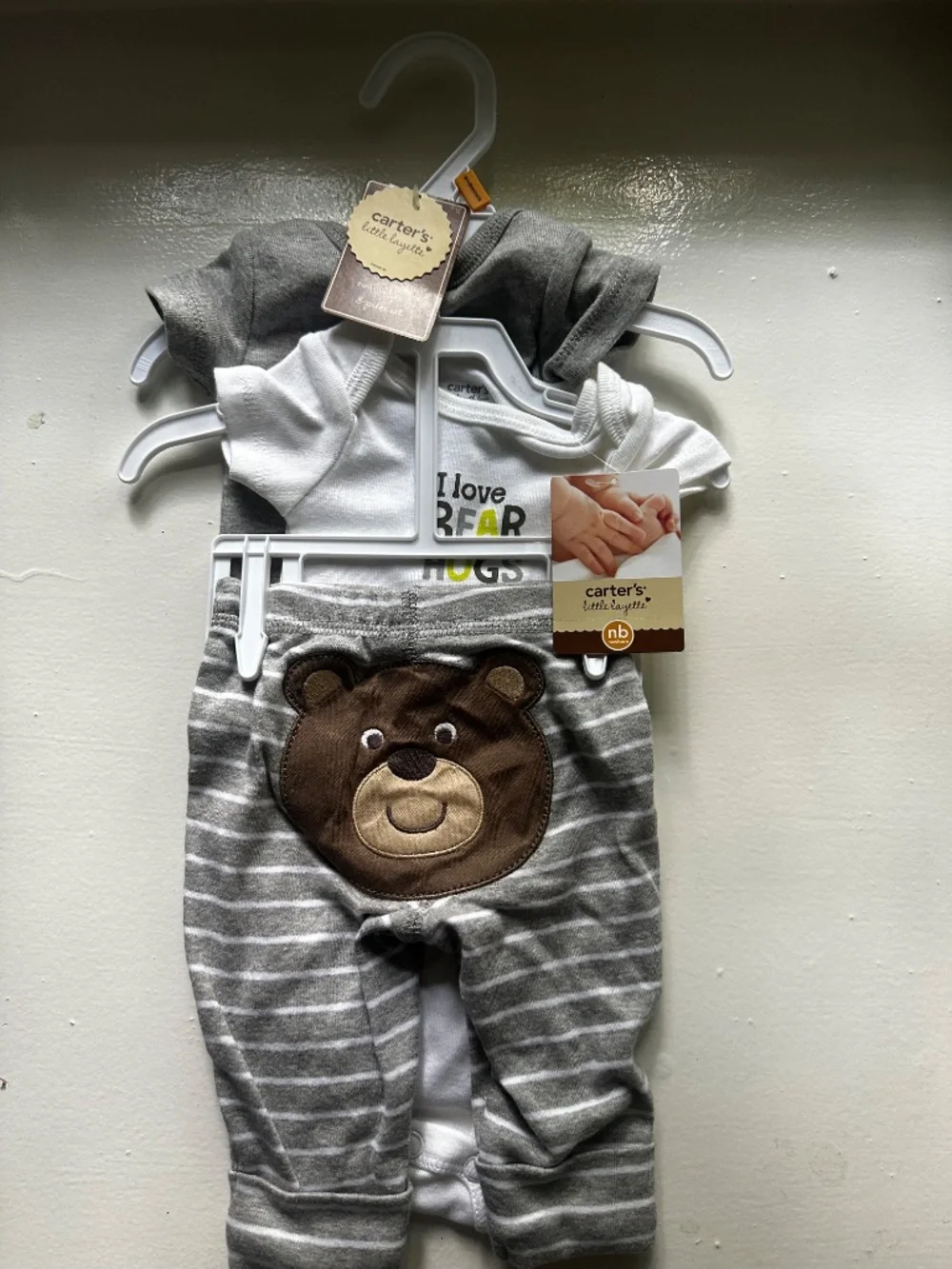 Carter's Baby 3-Piece Little Layette Bear Set